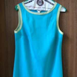 Talbots Irish linen, two-toned sleeveless dress/12